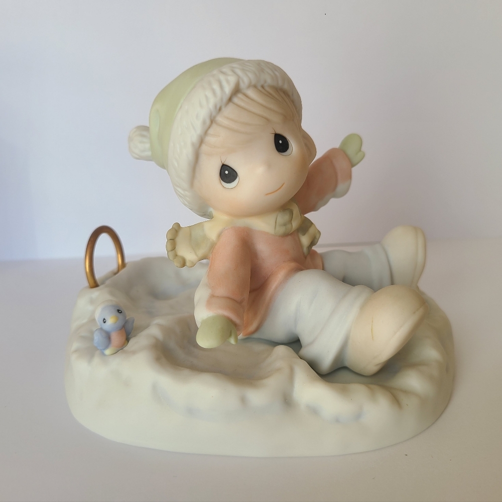 Precious Moments Holiday Christmas Festive Porcelain Collectible Figurine